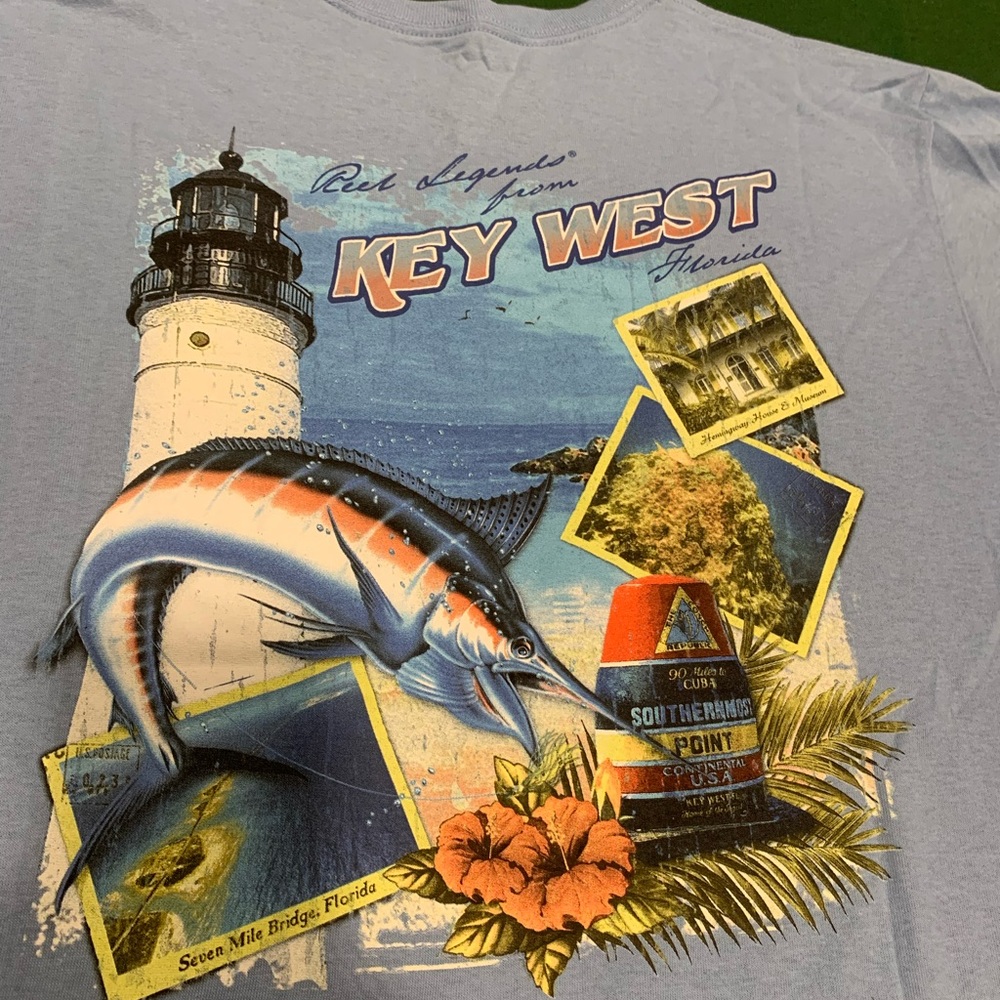Reel Legends Florida Key West Fish Tshirt